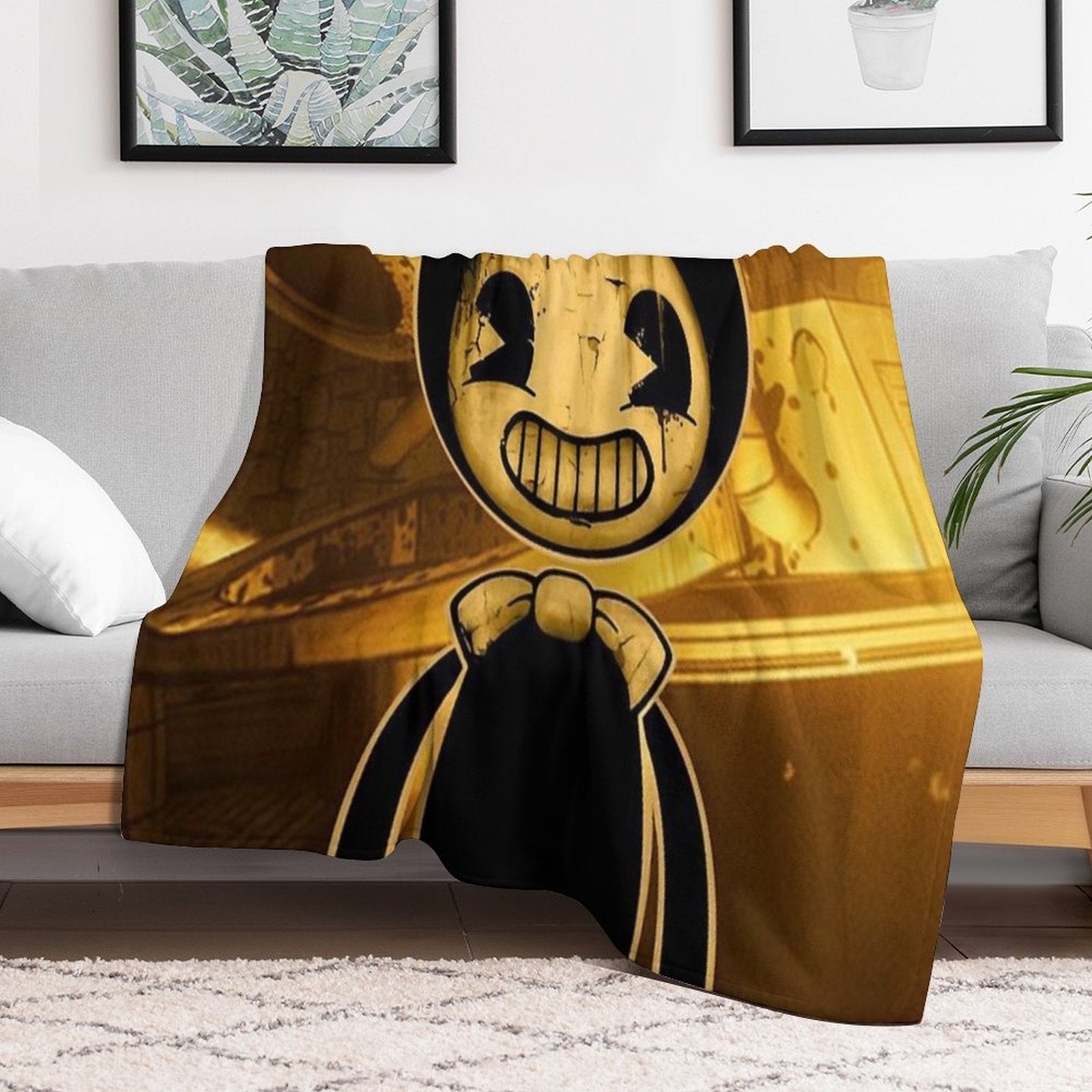 Bendy And The Ink Machine Lightweight Throw Blanket