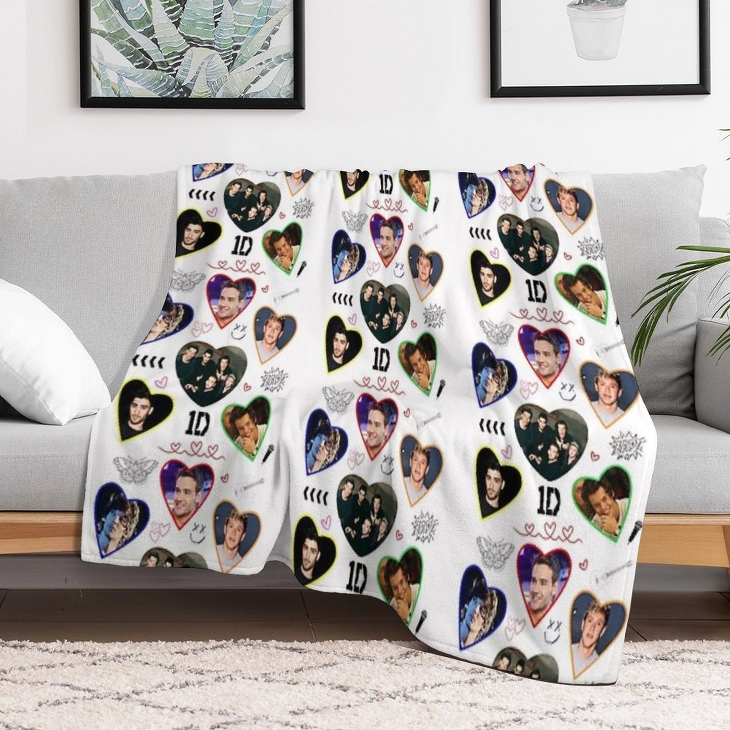 ONE DIRECTION Compact Throw Blanket