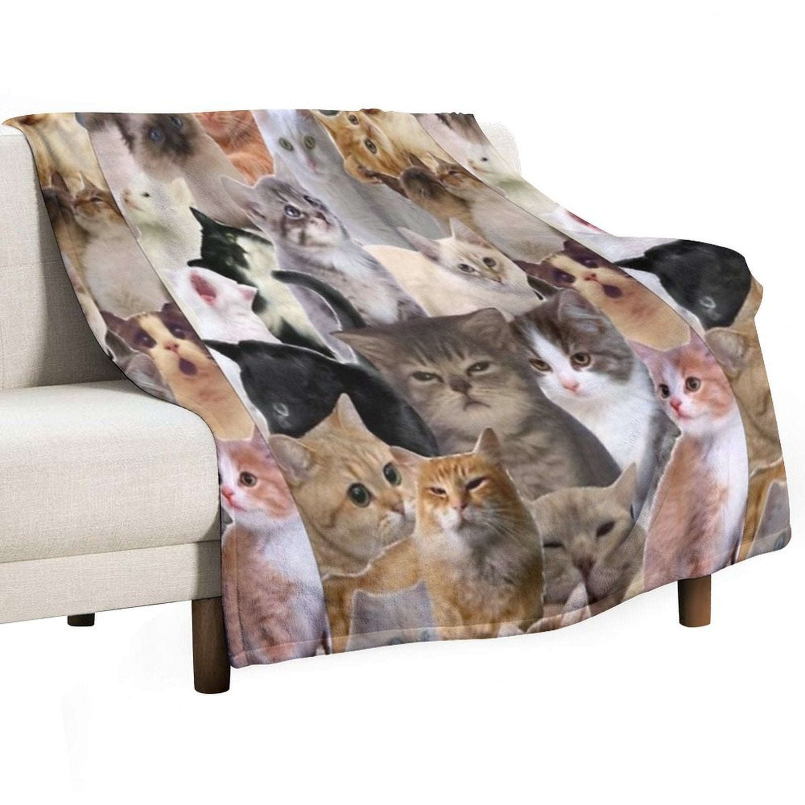 Cat Memes All-season Throw Blanket