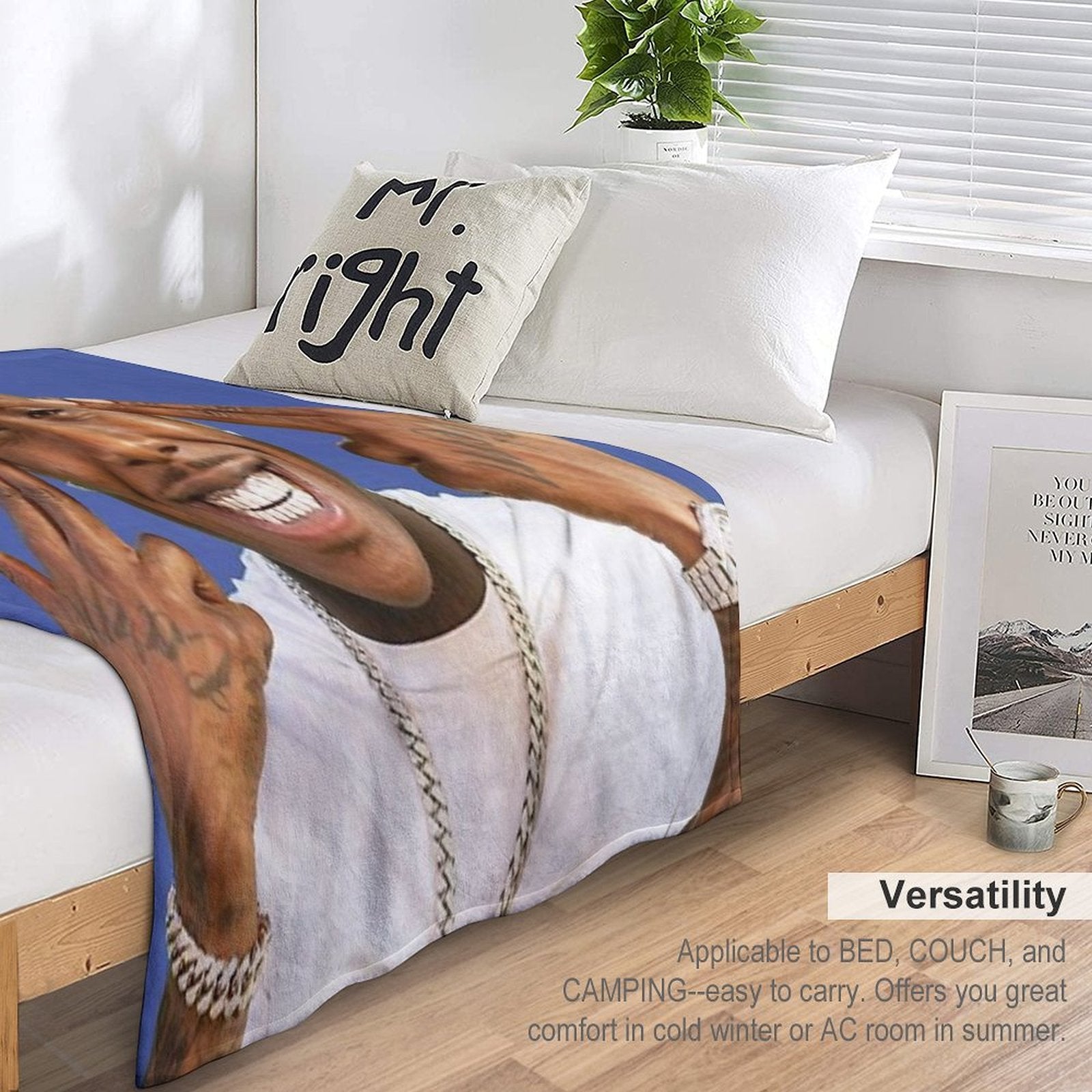 DA BABY FULL Velvety-soft Throw Blanket