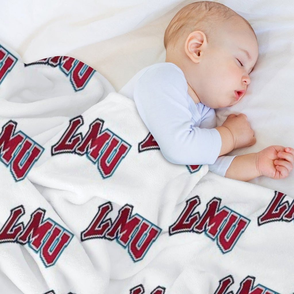 LMU Logo Transition Multi-functional Throw Blanket