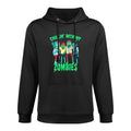 Chillin with My Zombies Halloween Boys Kids Zombie Pilling-Resistant Hoodie