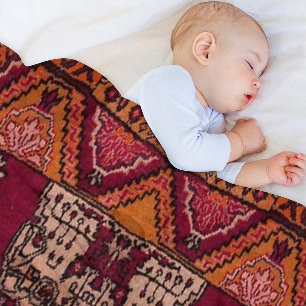 Traditional Heritage Moroccan Design Versatility Throw Blanket