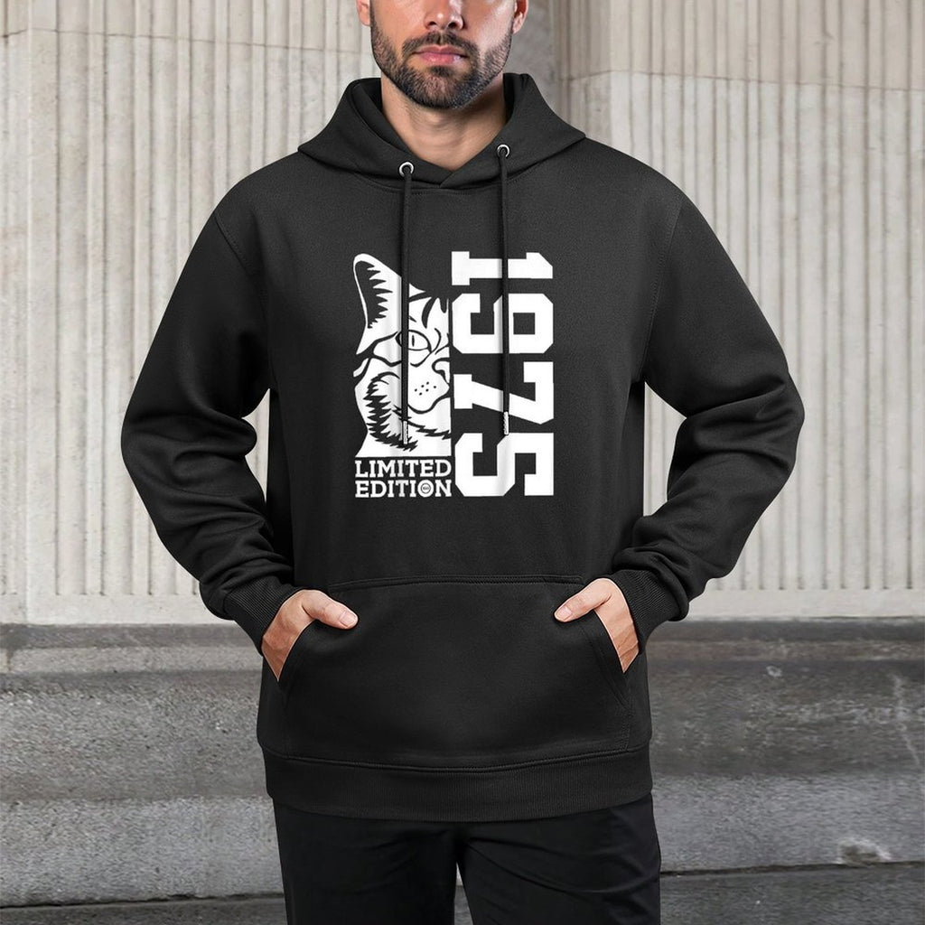 50th BIRTHDAY CAT LIMITED EDITION 1975 Colorfast Hoodie