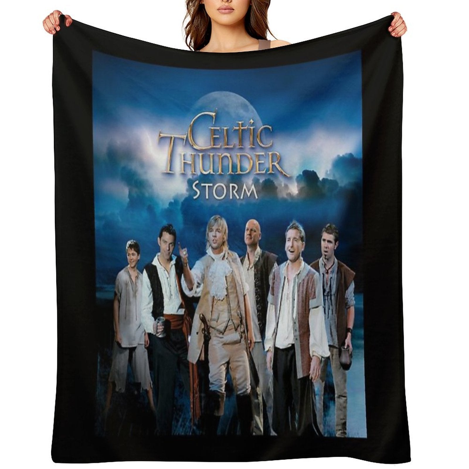 Celtic Thunder Storm Comfort Throw Blanket