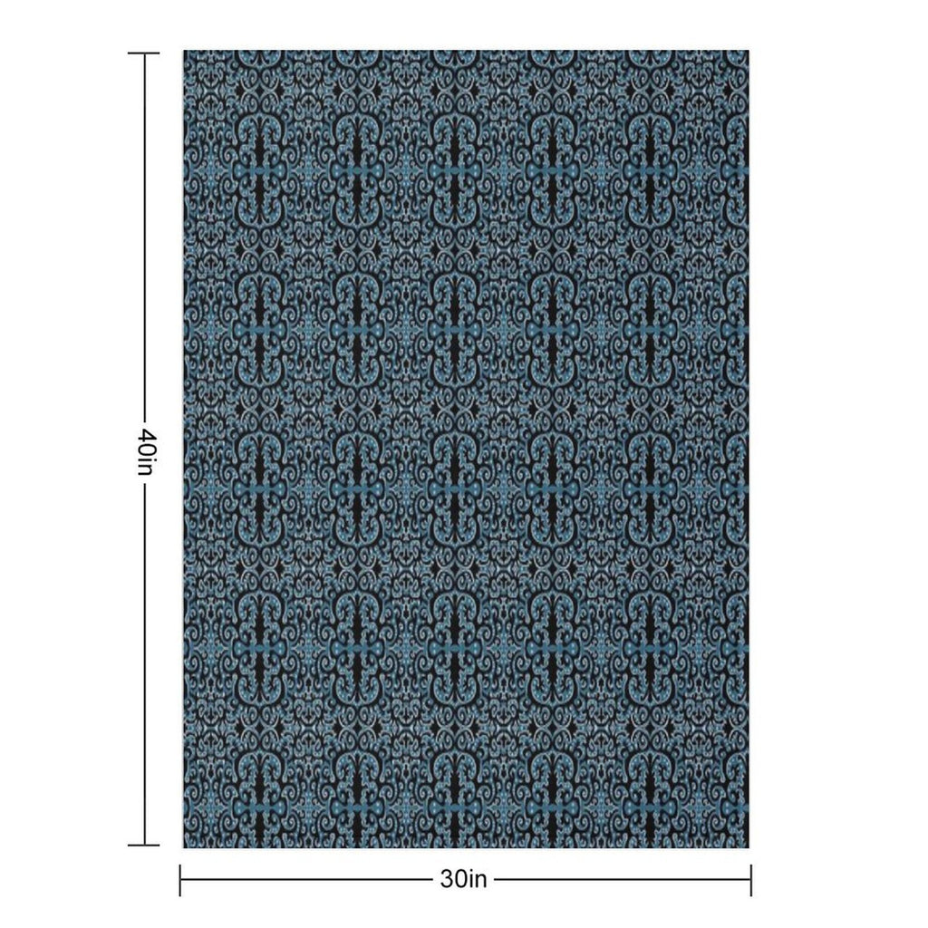 Pretty Paisley Teal Durable Throw Blanket