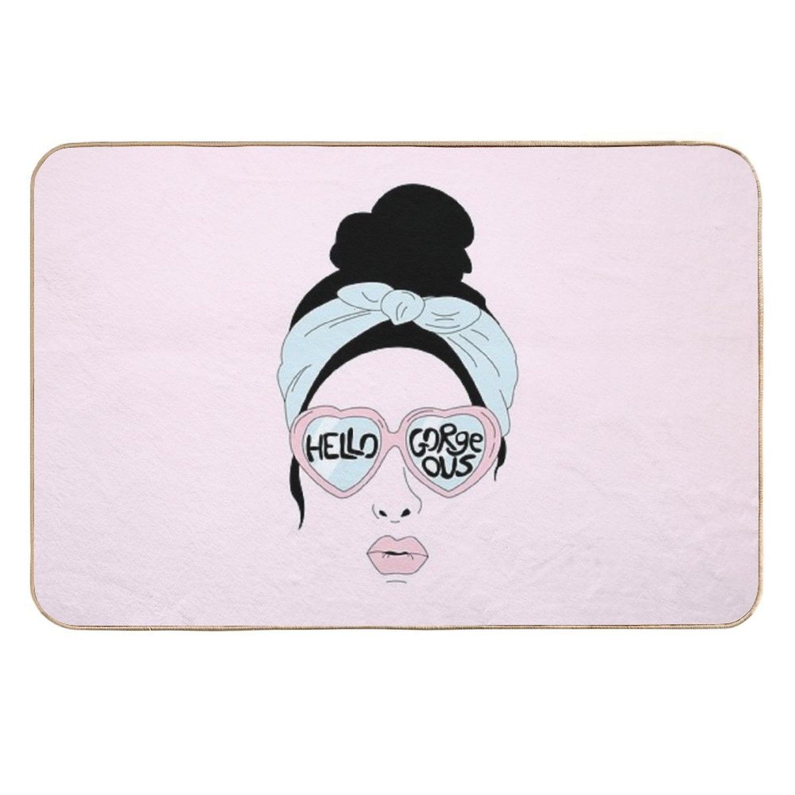 Hello Gorgeous Durable Bath Mat
