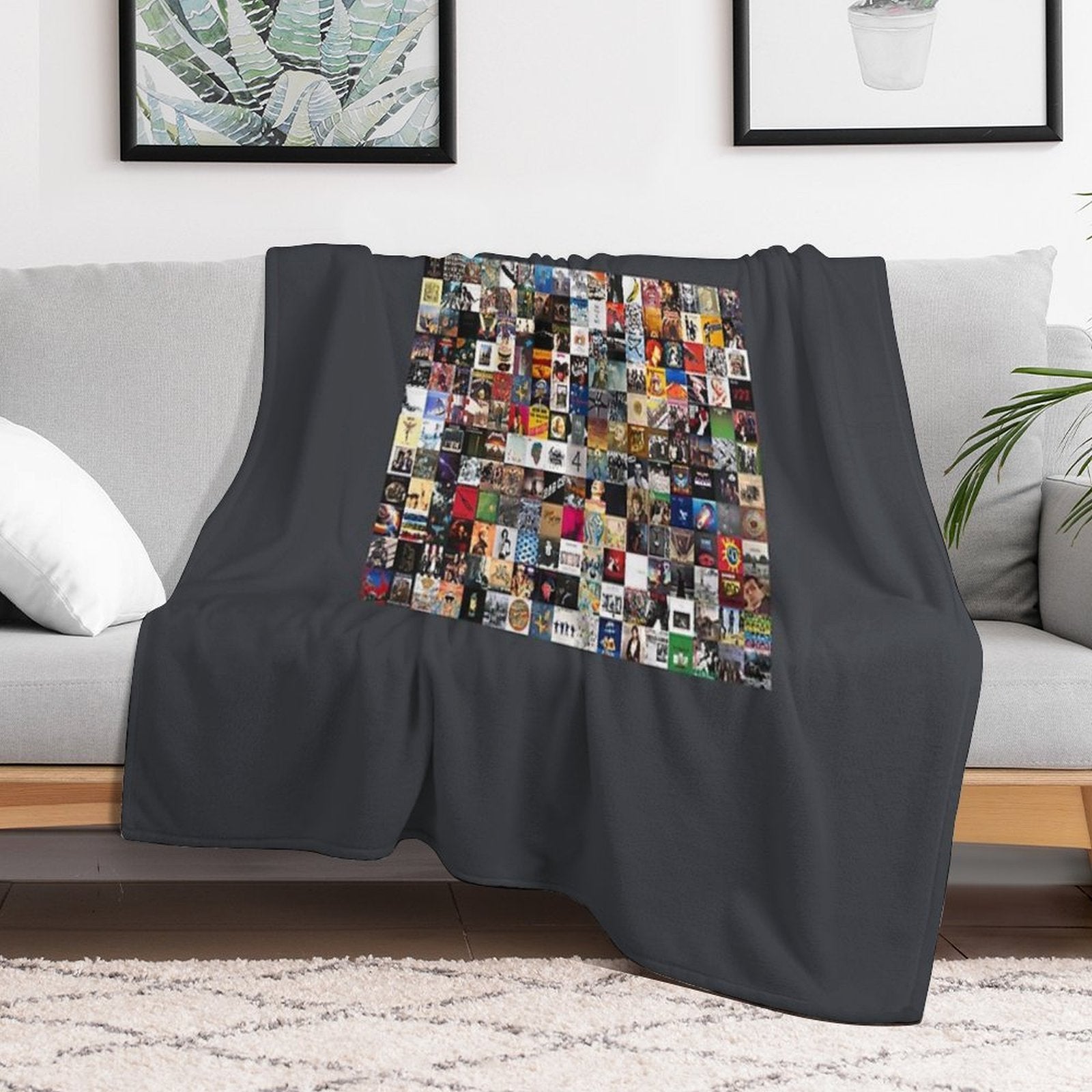Greatest Rock Albums of All Time Tapestry Premium Throw Blanket