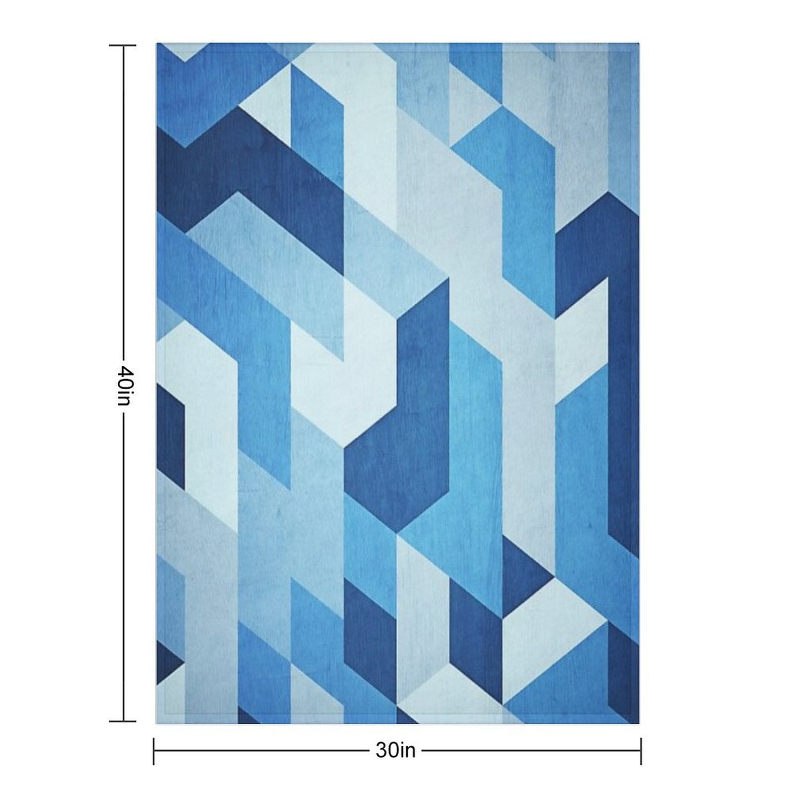 Abstract Geometry Compact Throw Blanket