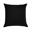 Black Soft Bedroom Essential Throw Pillow