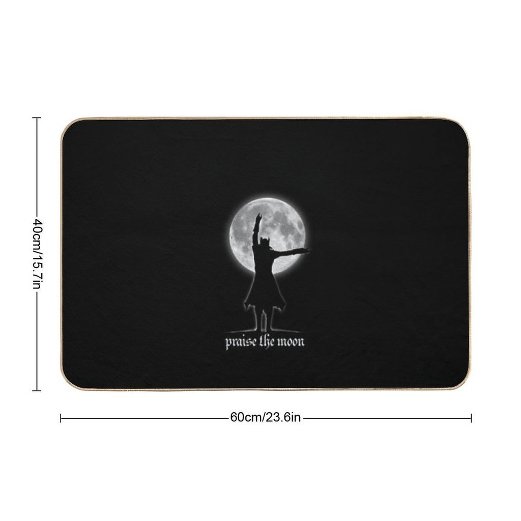 Praise The Moon  Slip-Resistant Bath Mat