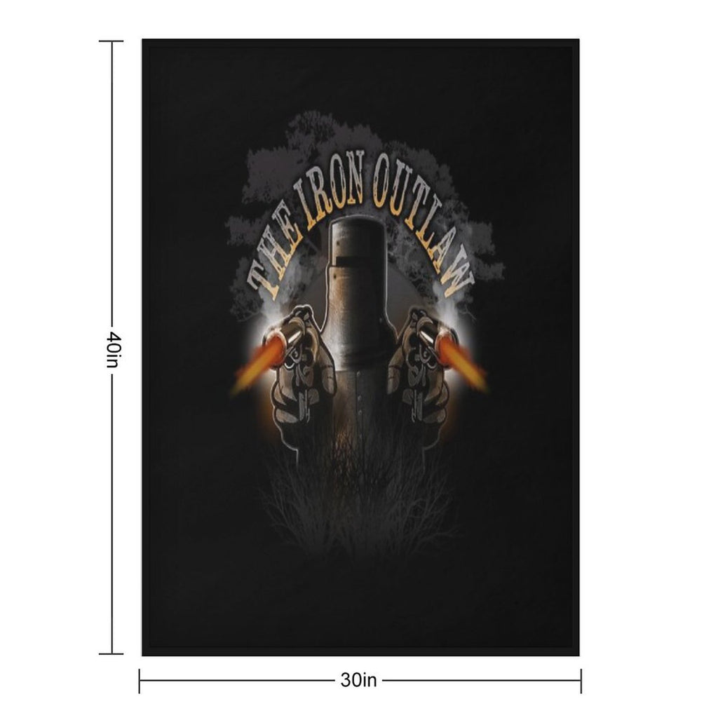 Ned Kelly Sustainable Throw Blanket