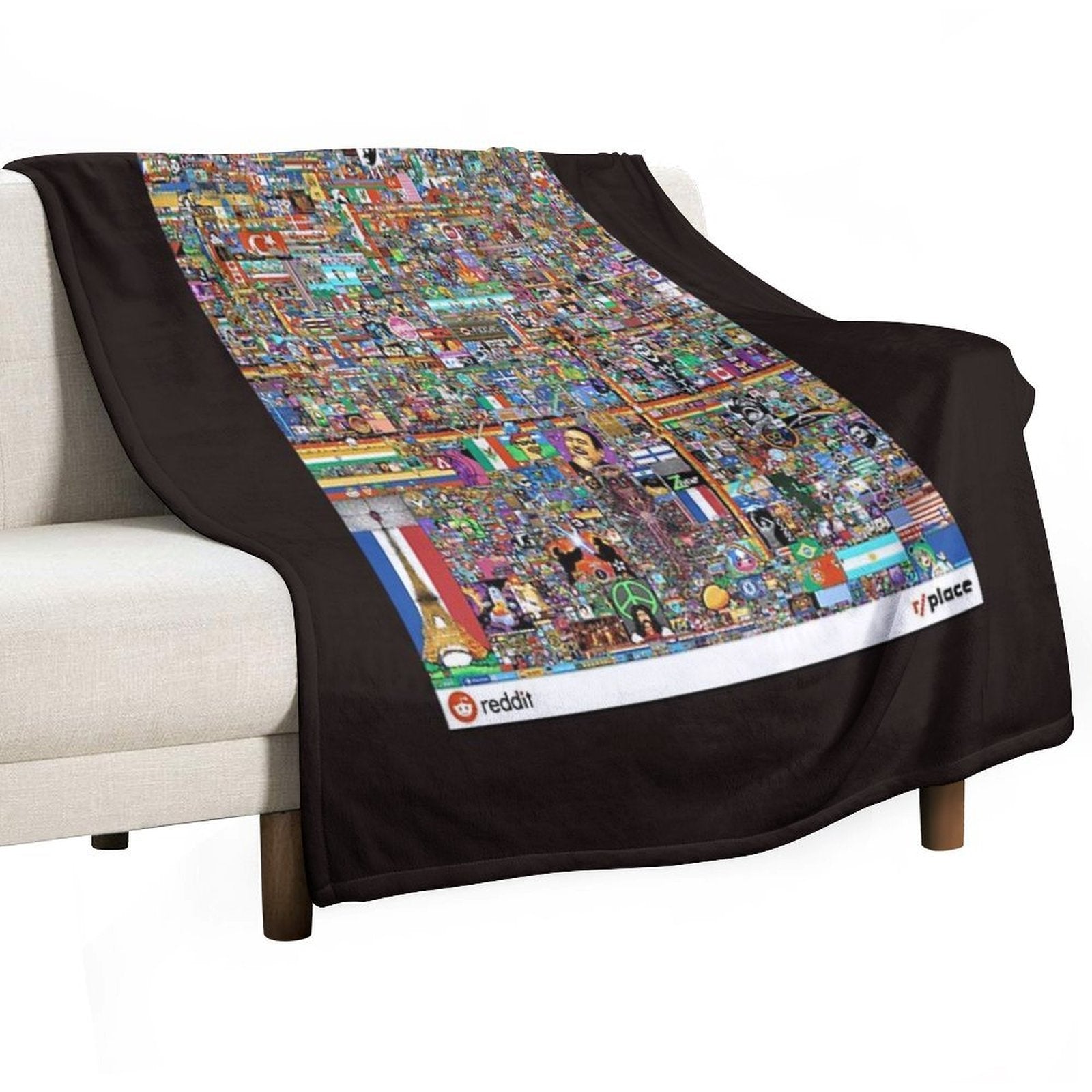 Rplace - Reddit Digital Art - 2022 Classic T-Shirt Sustainable Throw Blanket