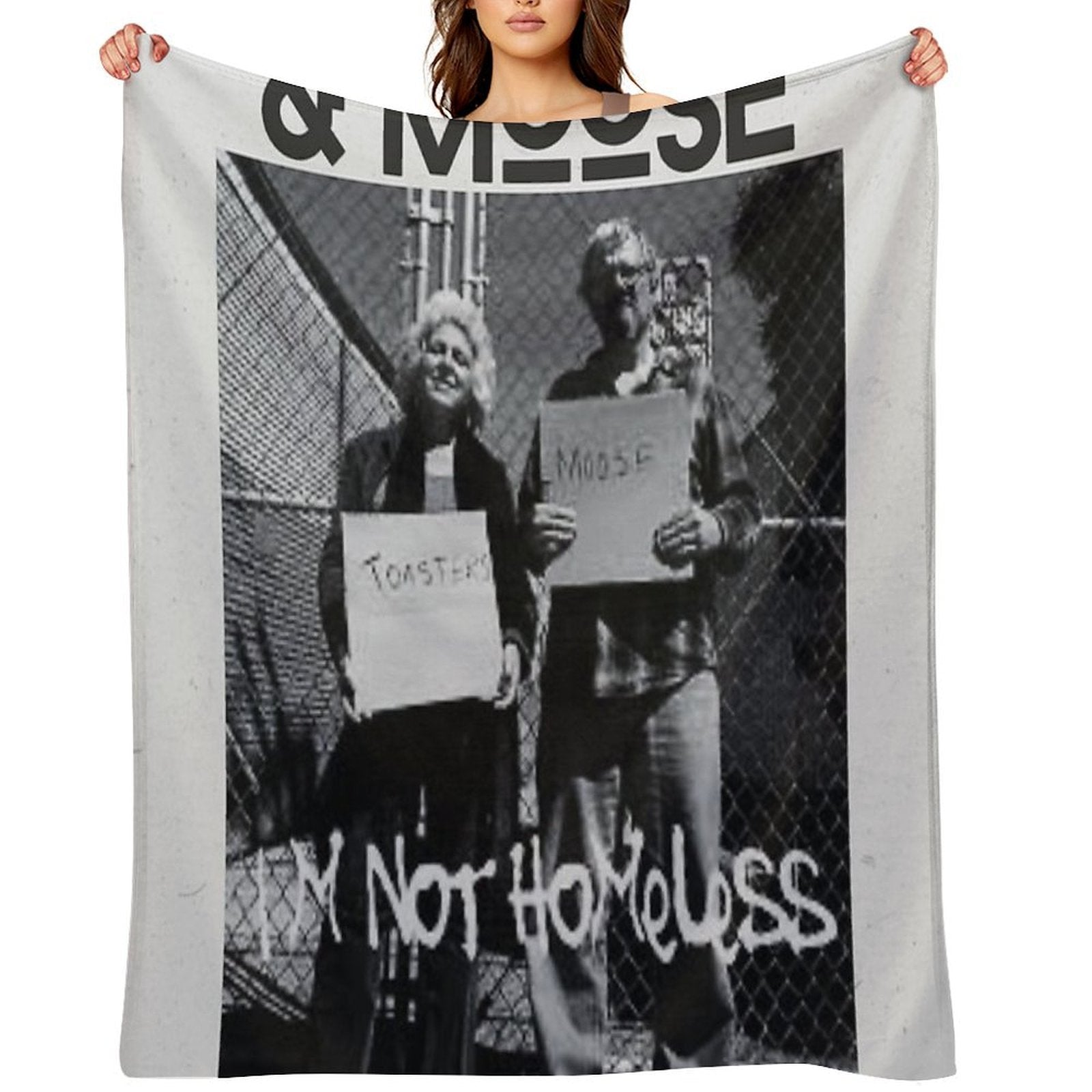 Toasters And Moose Taste The Biscuit Comfort Throw Blanket