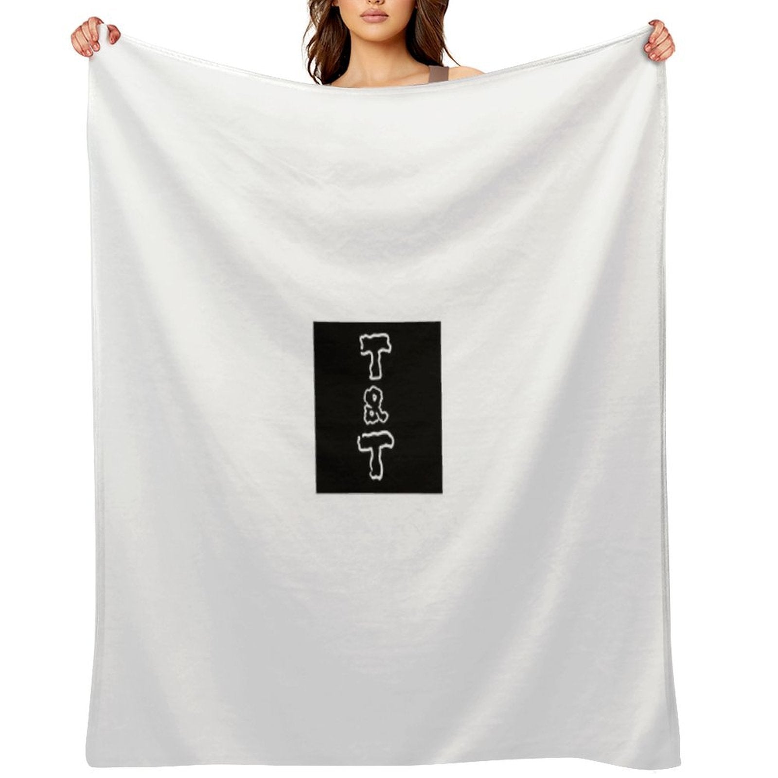 T&T Logo Anti-pilling Throw Blanket