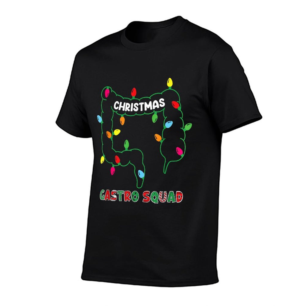 Christmas Gastro Squad Funny Doctor Nurse Holiday  Graphic-printed T-Shirt