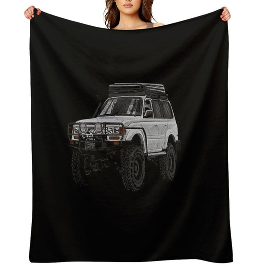 Landcruiser T-ShirtLc80 Yota Quick-dry Throw Blanket