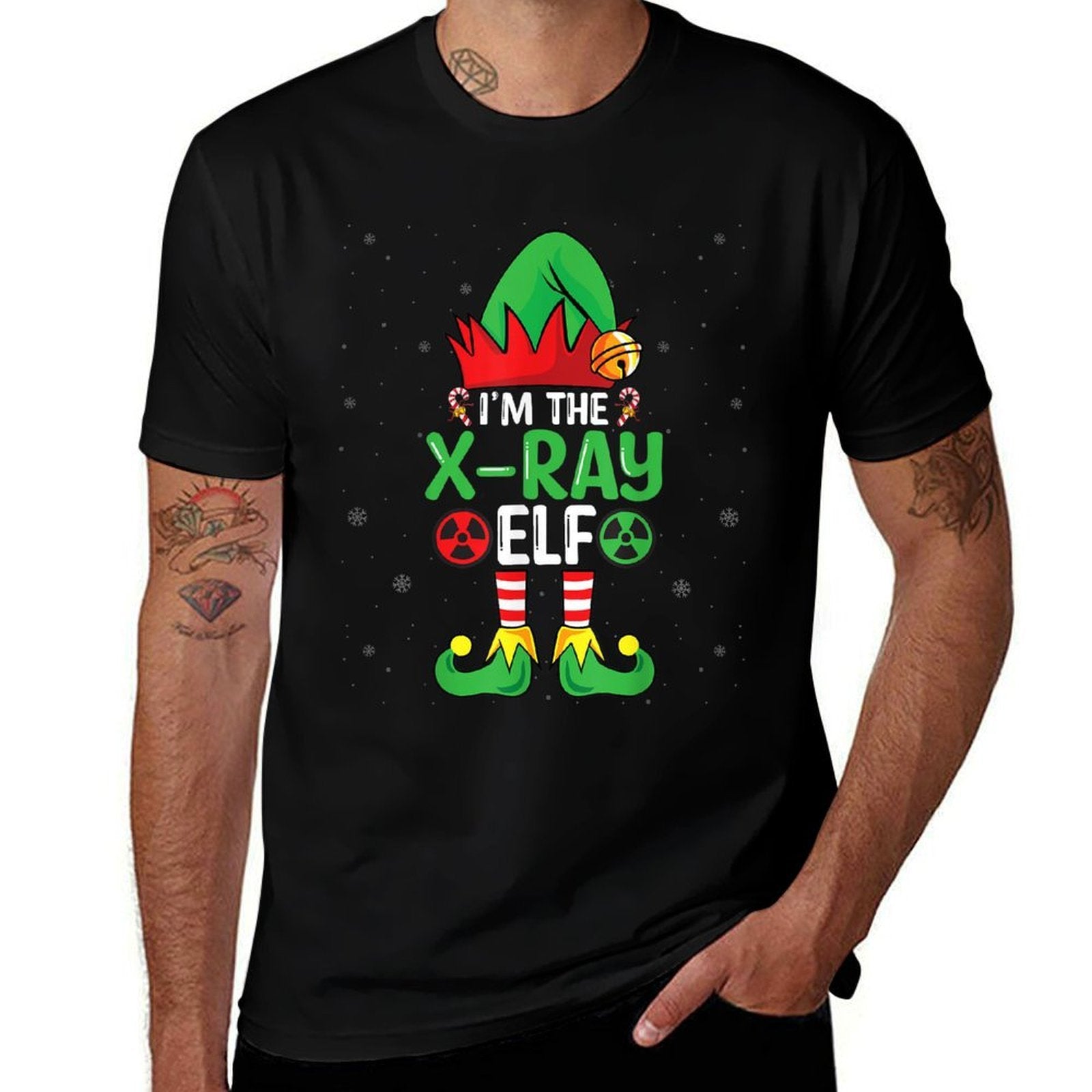 Im The X-Ray Elf Xmas Rad Tech Radiologist Christmas  Moisture-wicking T-Shirt