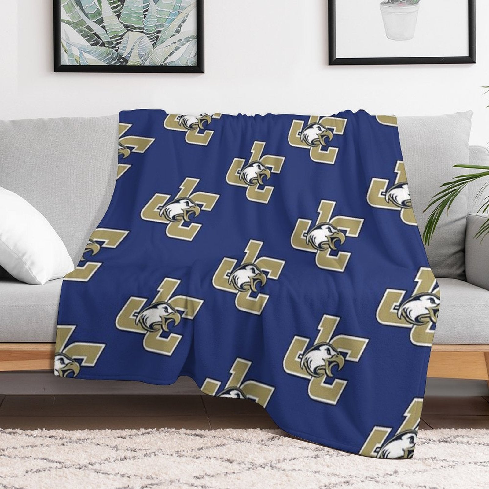 Juniata College Lightweight Throw Blanket