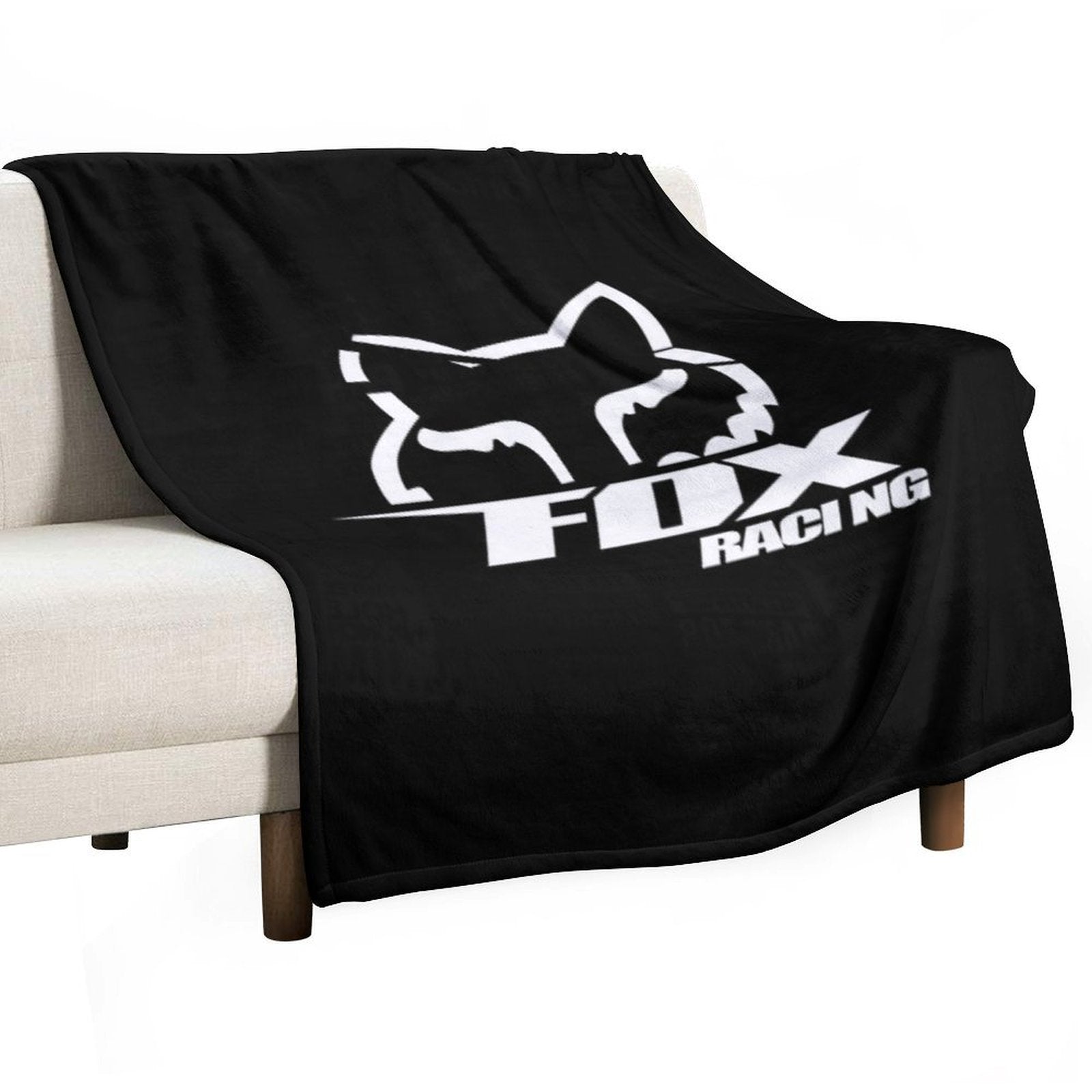 Best Logo Fox Racing Quick-dry Throw Blanket