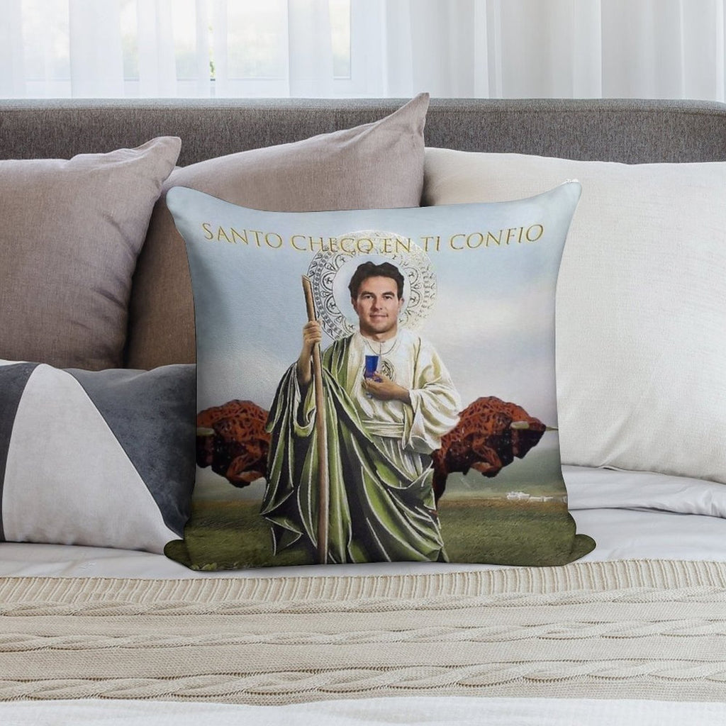 San Checo of The Tyres Soft Multiple Sizes Throw Pillow