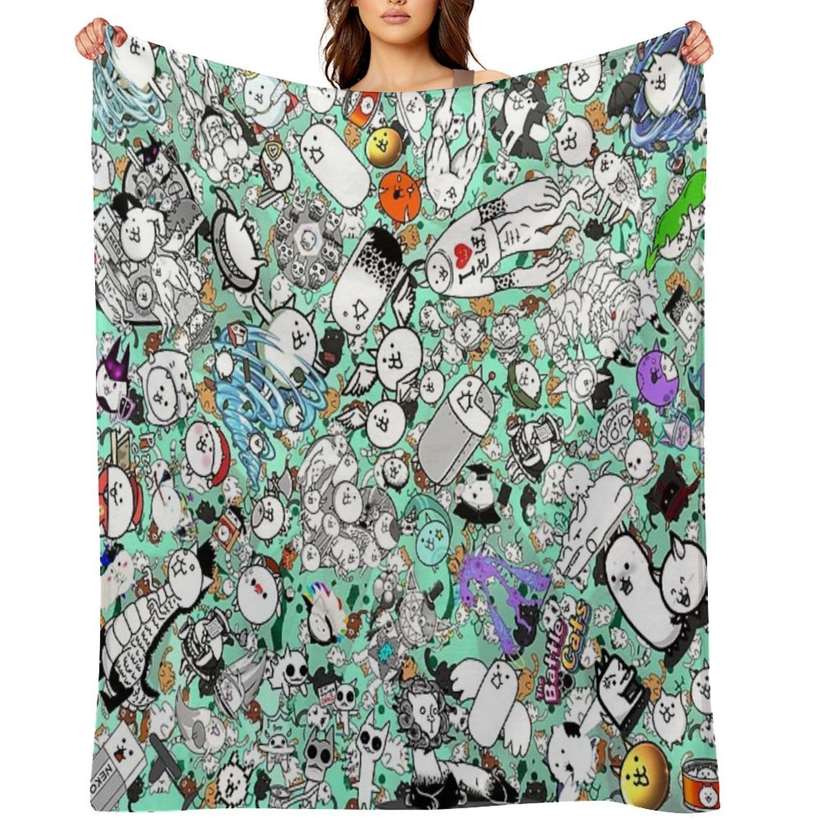 Battle Cats Comfort Throw Blanket