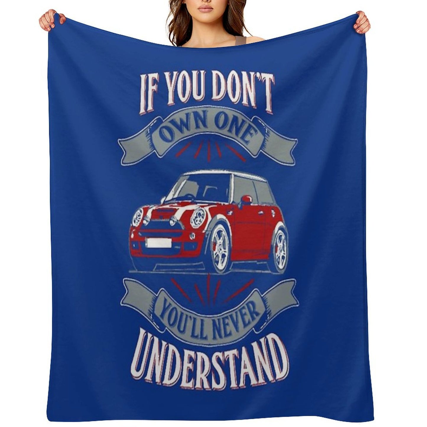 Mini Cooper - Mini Cooper - You Don't Own One Mi Shrink-resistant Throw Blanket