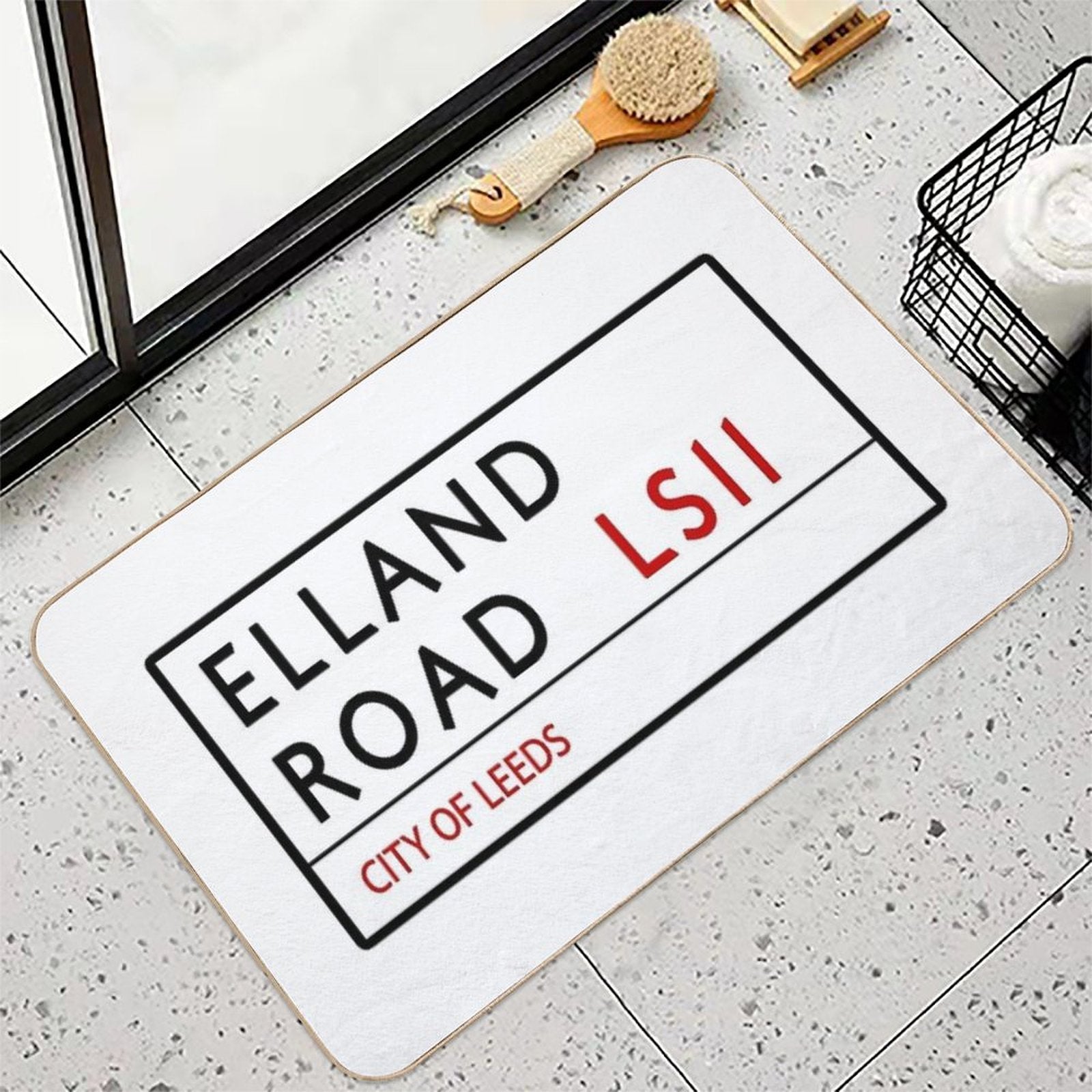Elland Road  Slip-Resistant Bath Mat