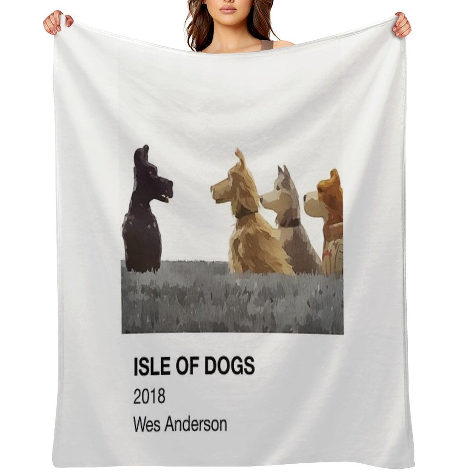 Pantone Isle of Dogs Sustainable Throw Blanket