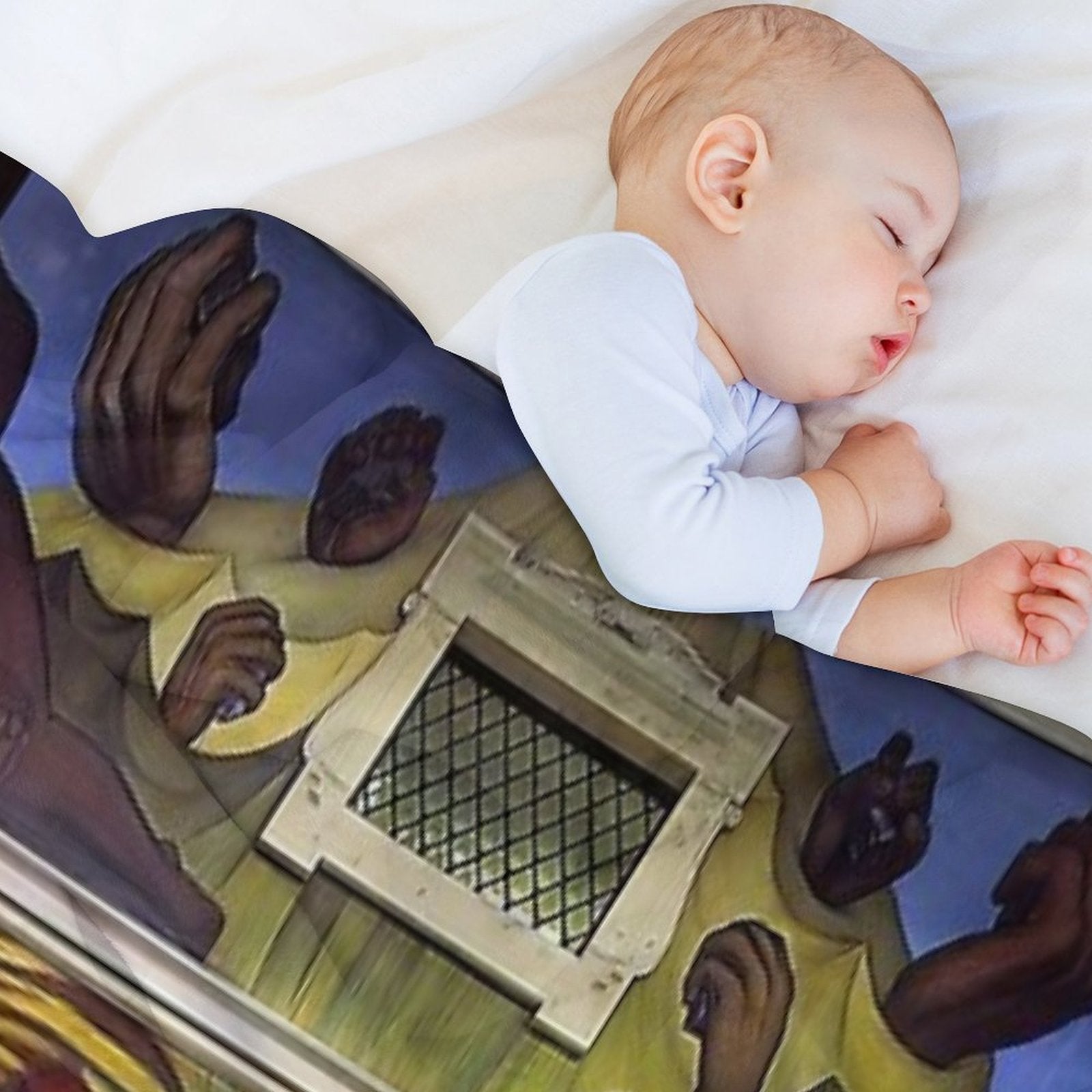 Diego Rivera Famous Paintings Compact Throw Blanket