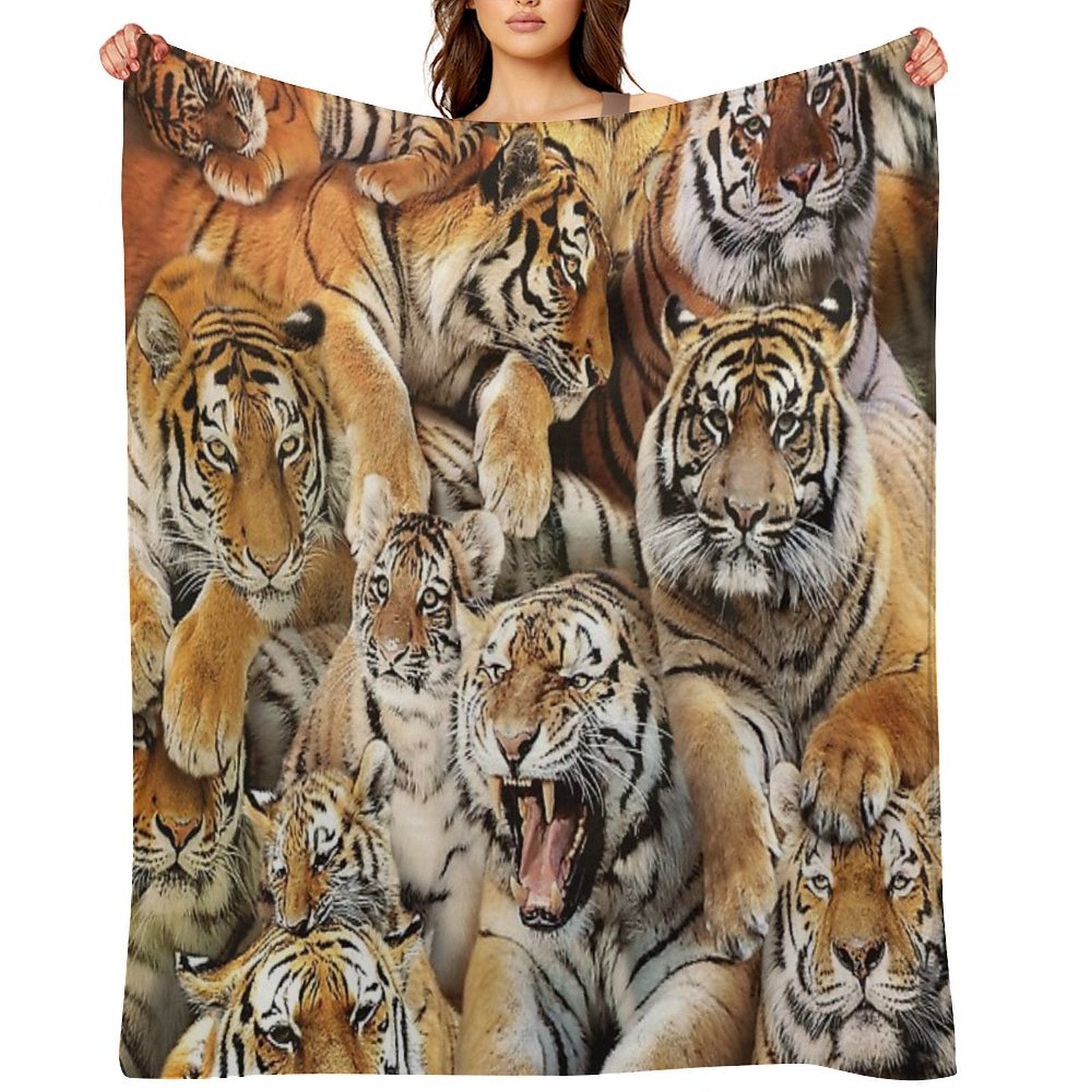 Tigers Gift-ready Throw Blanket