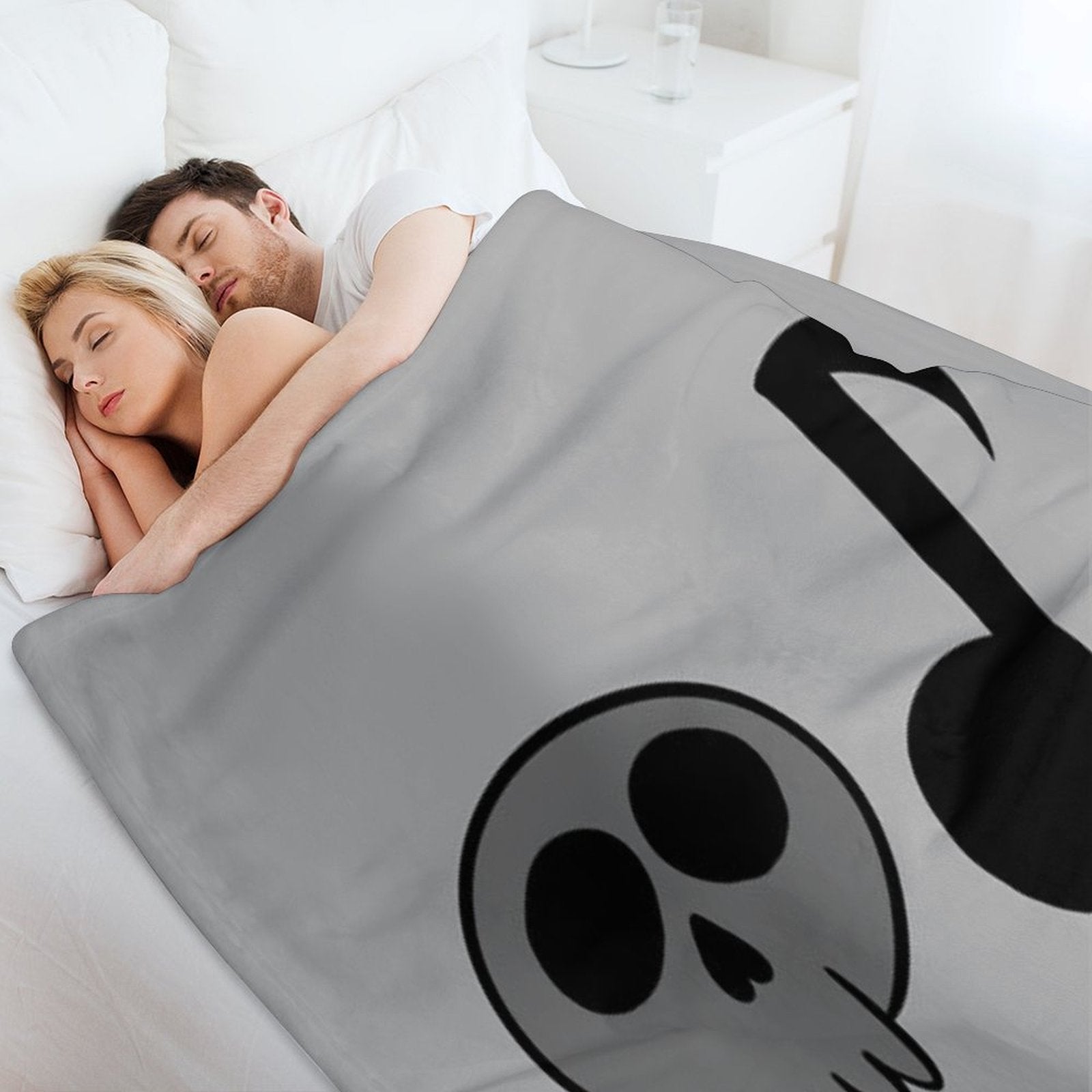 Death Note Music Note Comfort Throw Blanket