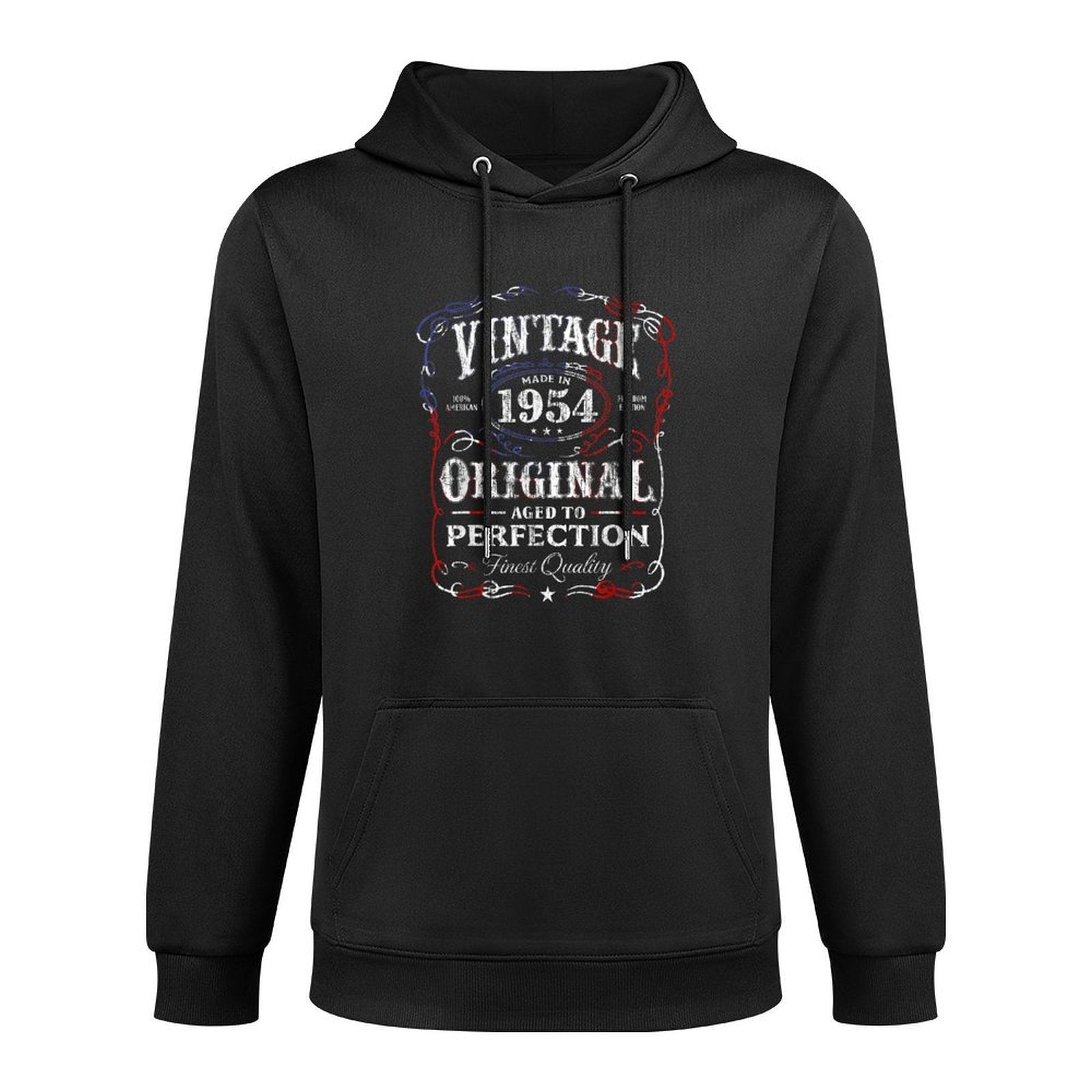 Vintage Made In 1954 64th Birthday Gift Cotton-Polyester Blend Hoodie