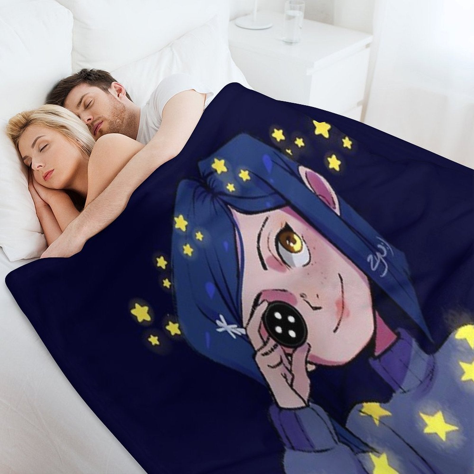 Coraline Shining Stars Versatility Throw Blanket