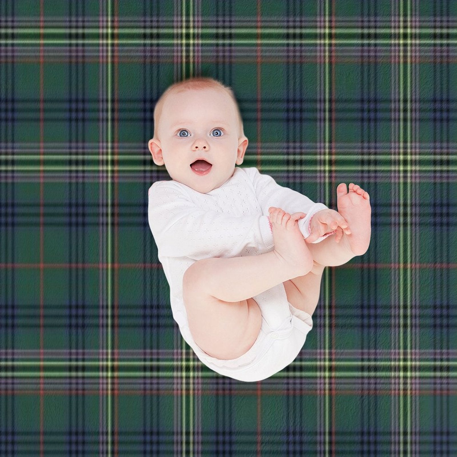Clan Kennedy Tartan Compact Throw Blanket