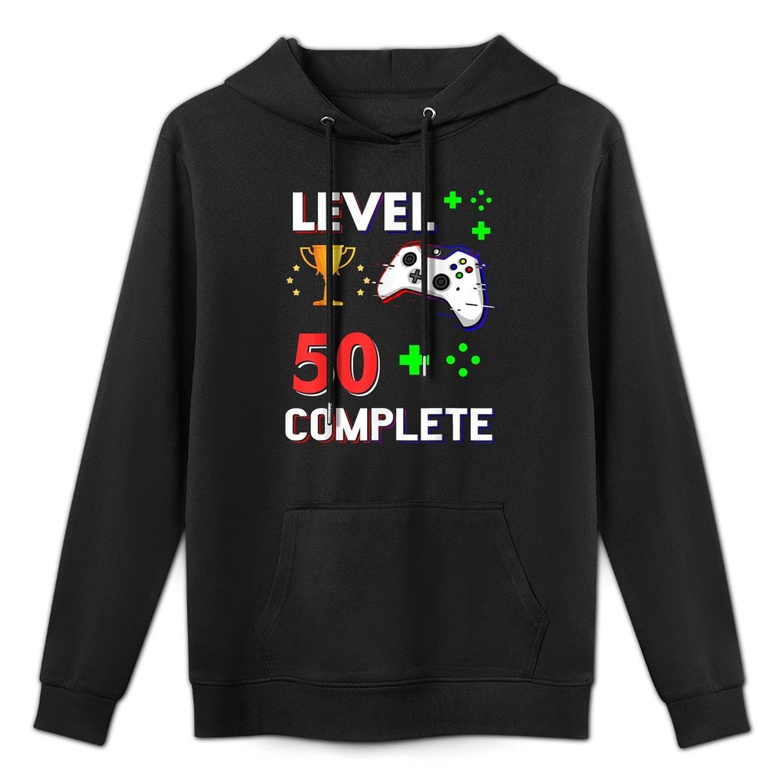 50th Birthday Level 50 Complete Video Gamer Gift Durable Construction Hoodie