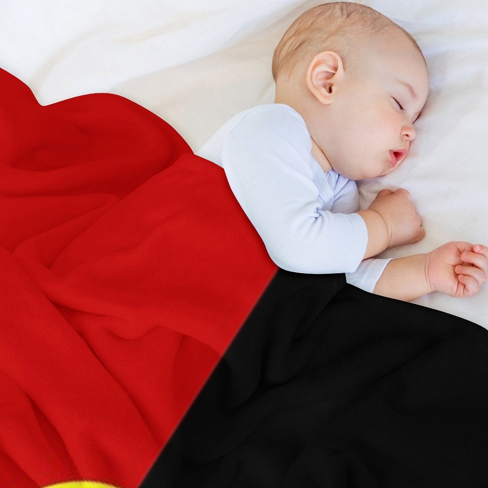Australian Aboriginal Flag Durable Throw Blanket