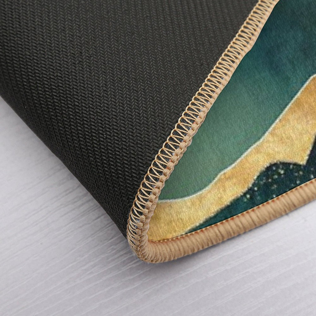 Velvet Copper Mountains  Easy To Clean Bath Mat