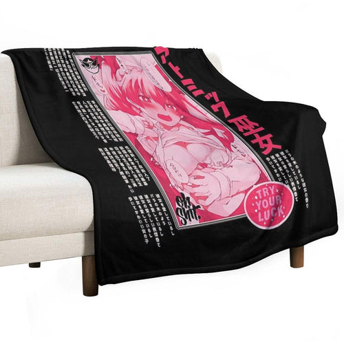 Anime Ahegao Hentai Eco-conscious Throw Blanket