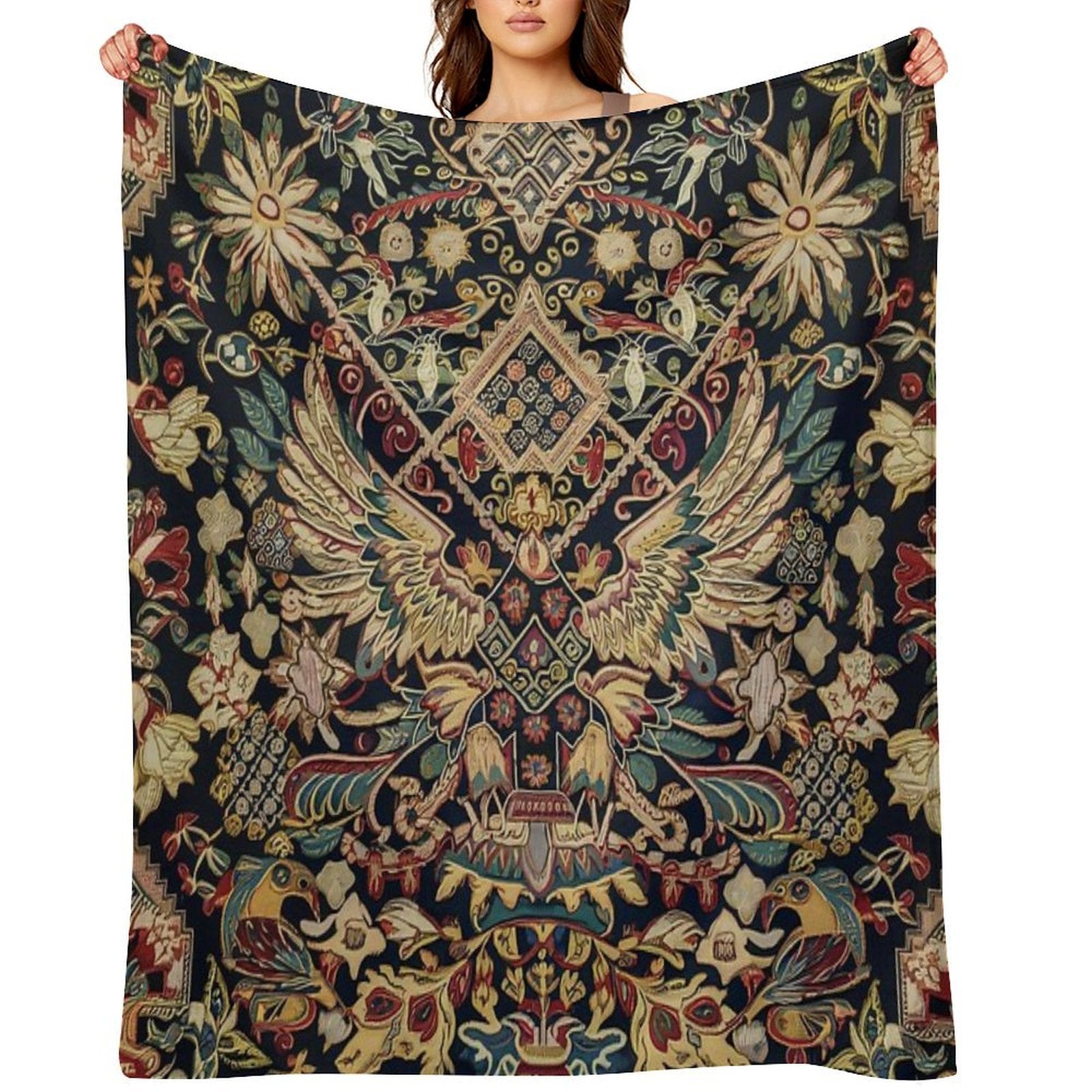 Weird Pattern Travel-friendly Throw Blanket