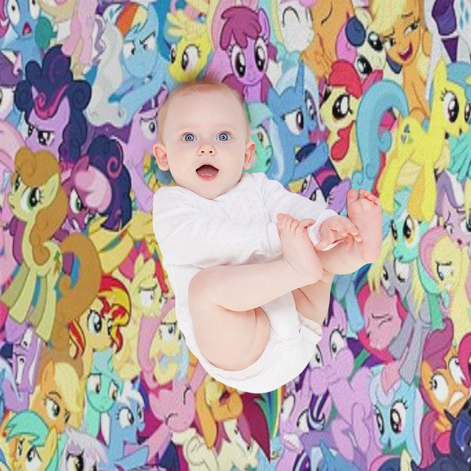 Everypony Mess Compact Throw Blanket