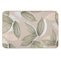 Tropical Leaves  Odorless Bath Mat