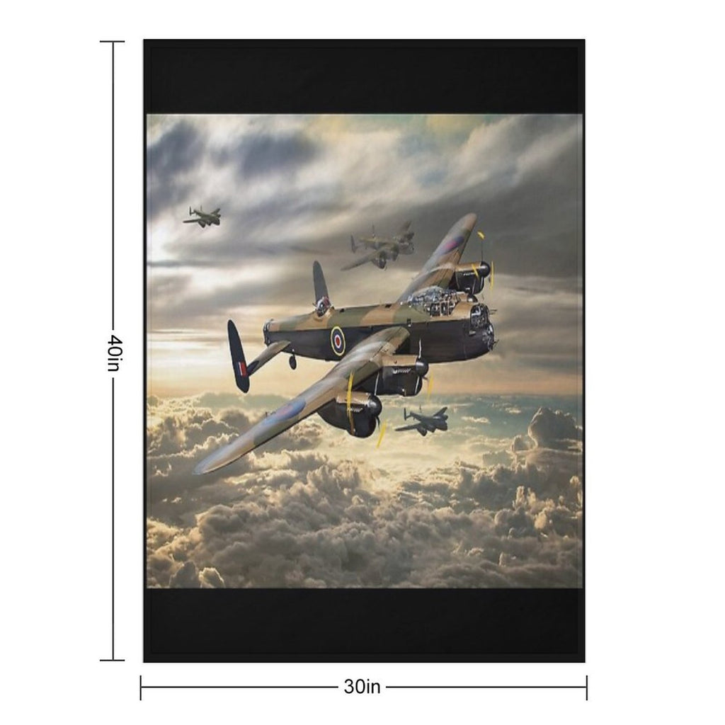 Avro Lancaster Lightweight Throw Blanket