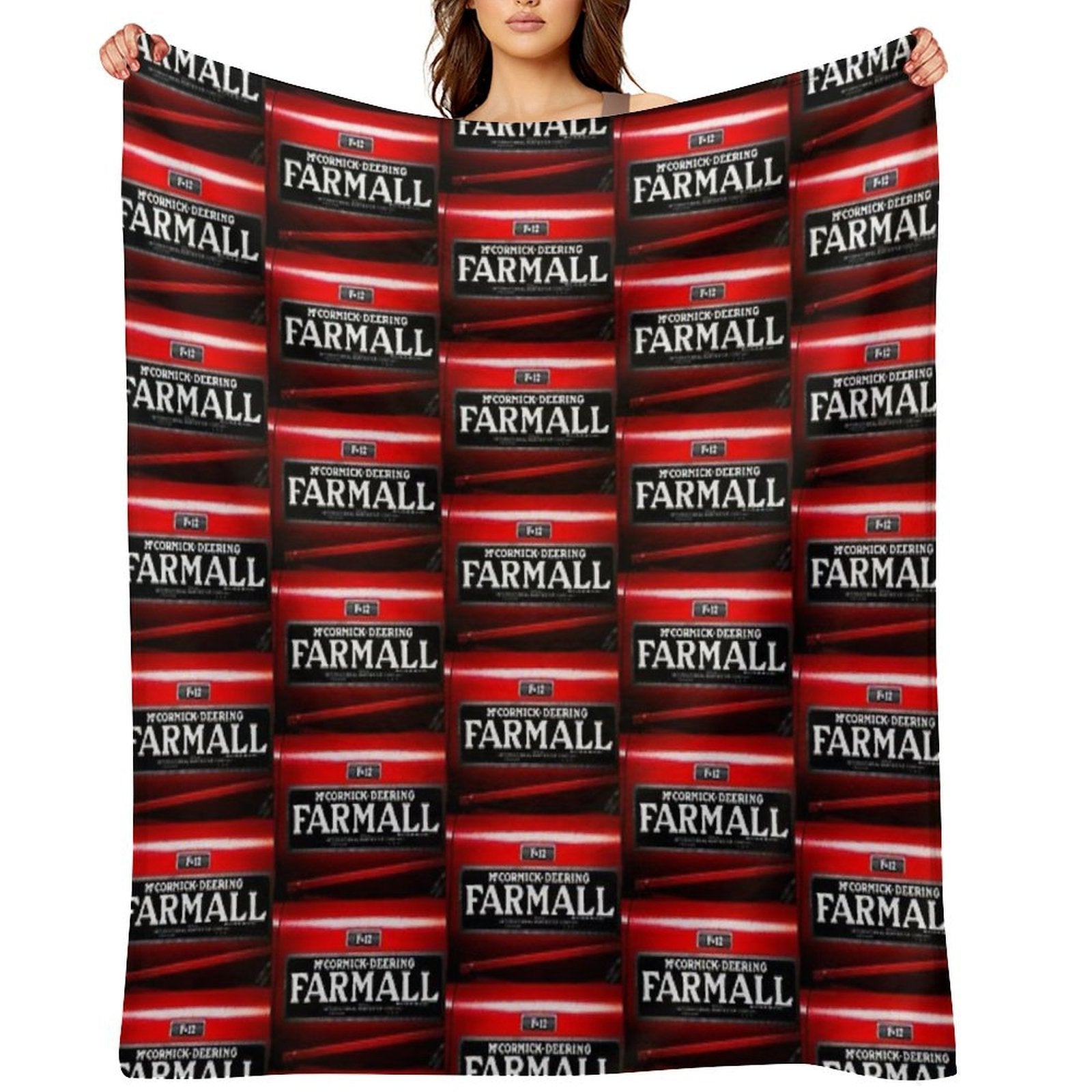 Farmall   International Harvester McCormic Deering Durable Throw Blanket