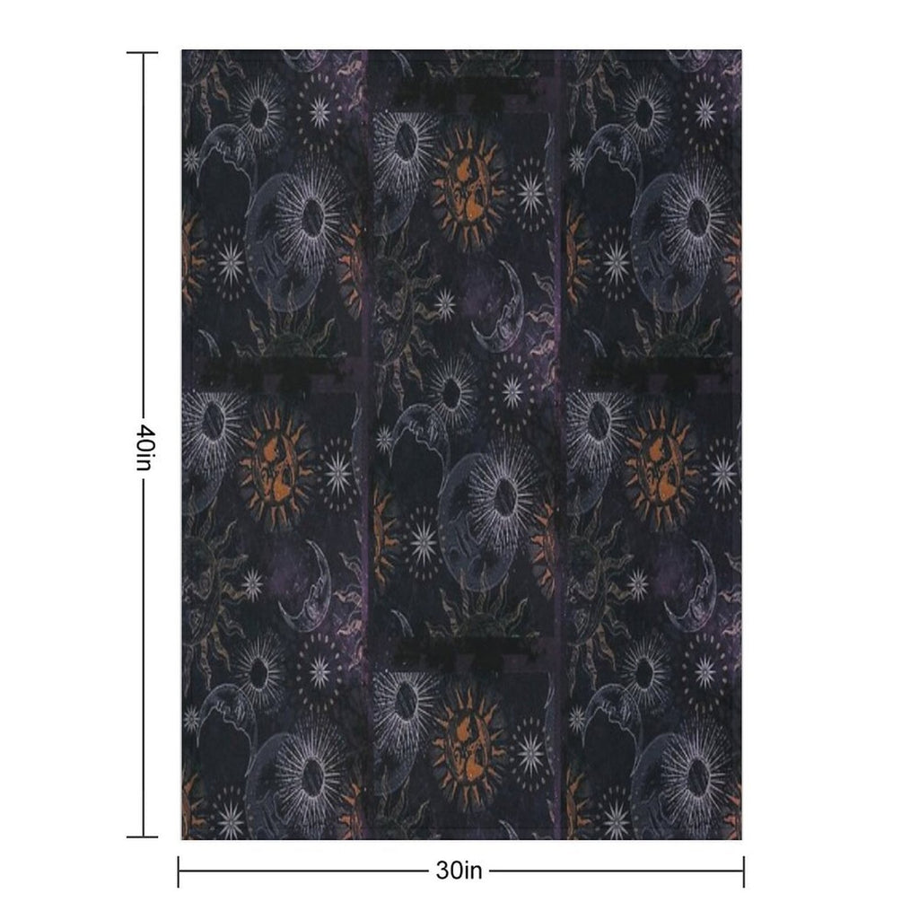 Celestial Whimsigoth 90's Print Lightweight Throw Blanket
