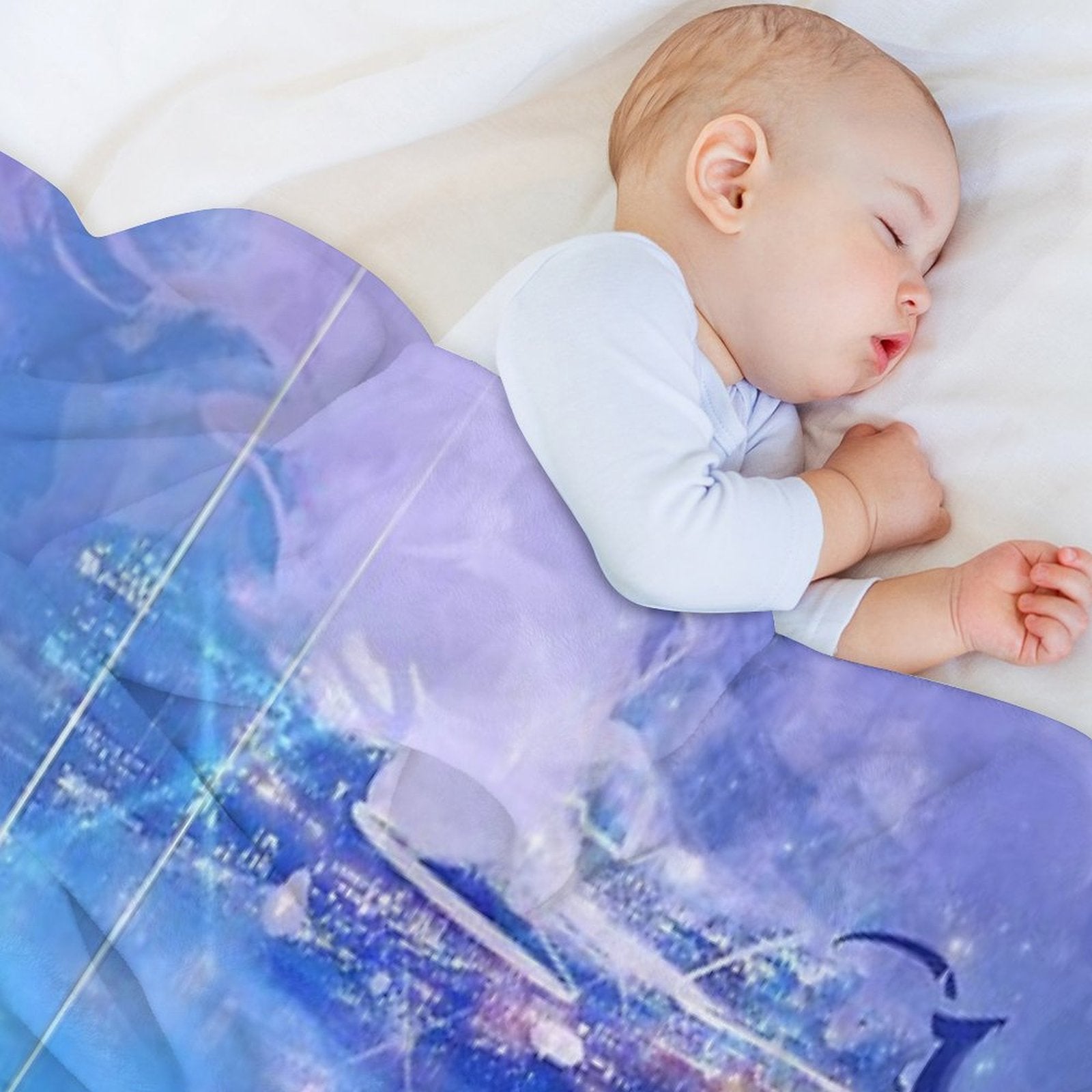 Above The Clouds Quick-dry Throw Blanket