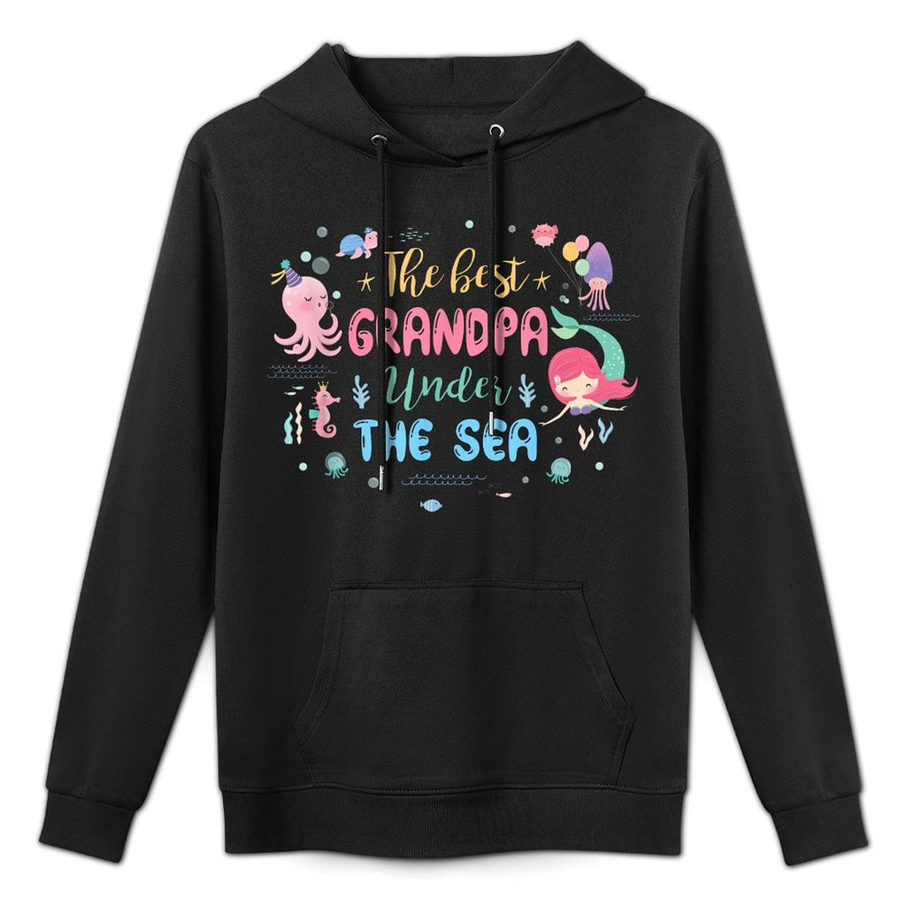 Birthday Girl The Best Grandpa Under The Sea Colorfast Hoodie