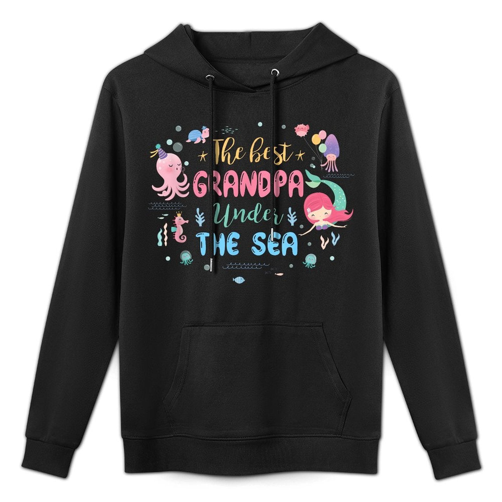 Birthday Girl The Best Grandpa Under The Sea Colorfast Hoodie