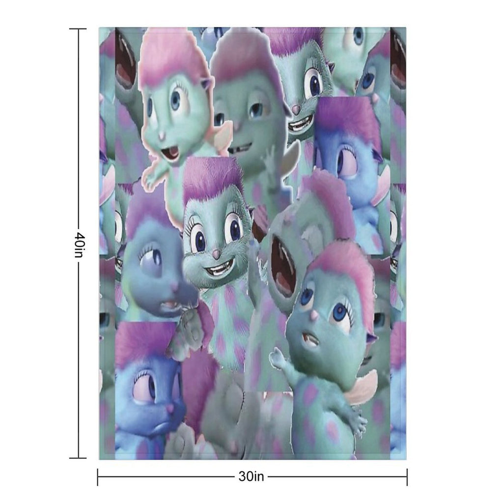 Bibble Collage Versatility Throw Blanket