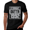 Funny 30th Birthday T-shirts Straight Outta The Year 1992  Durable T-Shirt